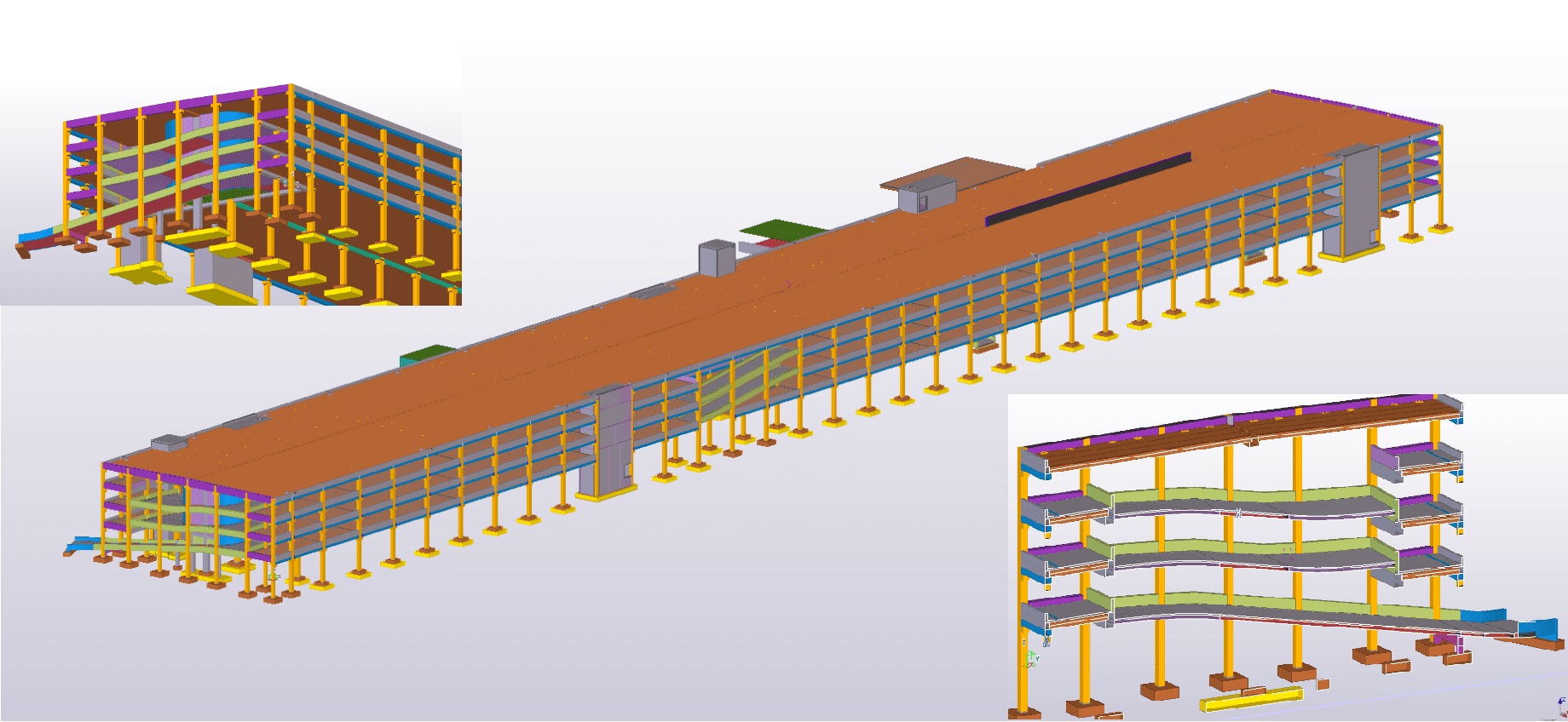 Model KRK budynek parking
